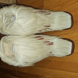 $400 Pajar Canada made in Italy goat hair fur wool lined boots size 38 us 7